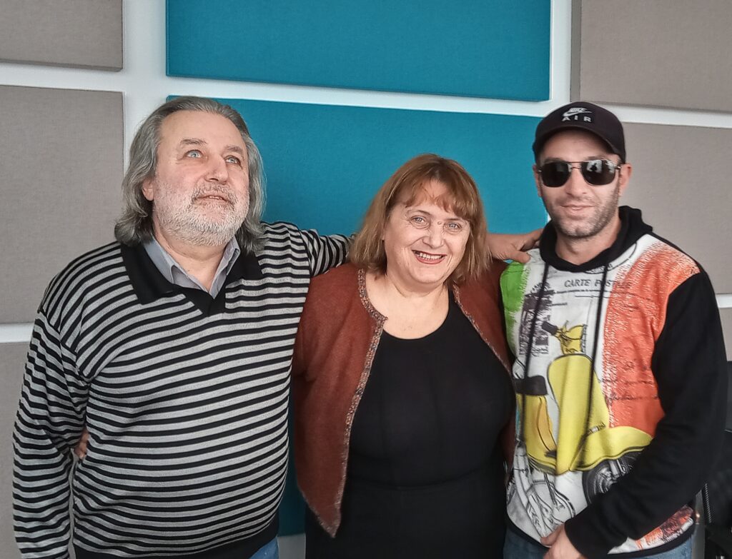 Vladislav Kacarski, Aneliq Velinova, Ivan Anastasov v Braille fm