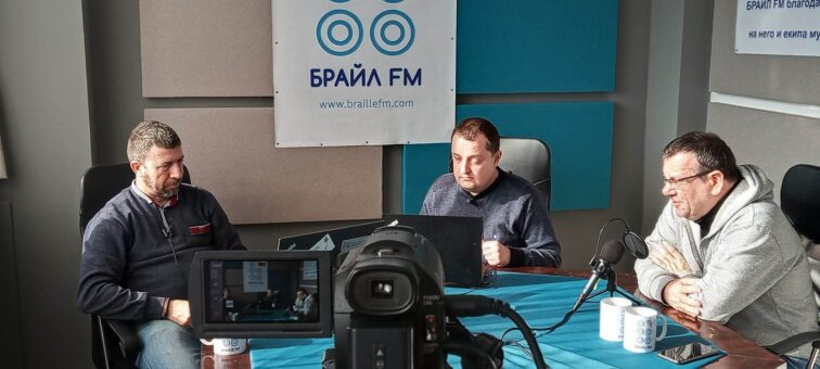Todor Shabanski v studioto na Feyrlei